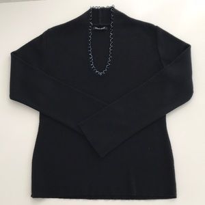 Women’s black V Neck cropped sweater